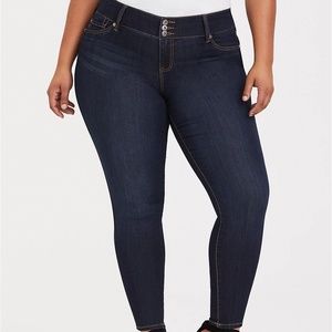Dark Wash Jean Leggins